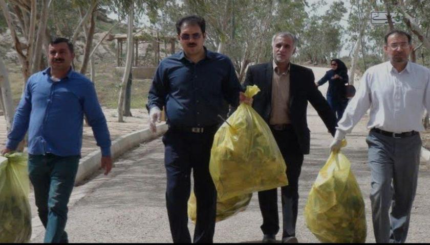 ابتکار فرماندار قصرشیرین؛ مسئولان پای کار جمع‌آوری زباله‌های مسیر اربعین