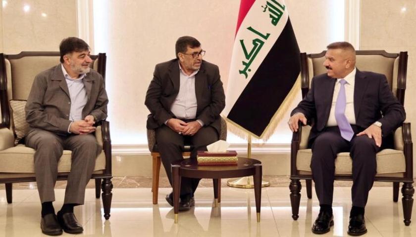 فەرماندەی هێزی ئاسایشی ناوخۆی ئێران لە گەڵ وەزیری ناوخۆی عێراق کۆبووە