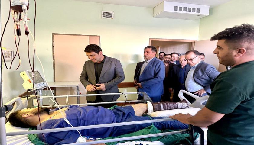 استاندار کردستان در عیادت از مجروح حادثه معدن سقز؛ رسیدگی به پرونده با جدیت دنبال می شود