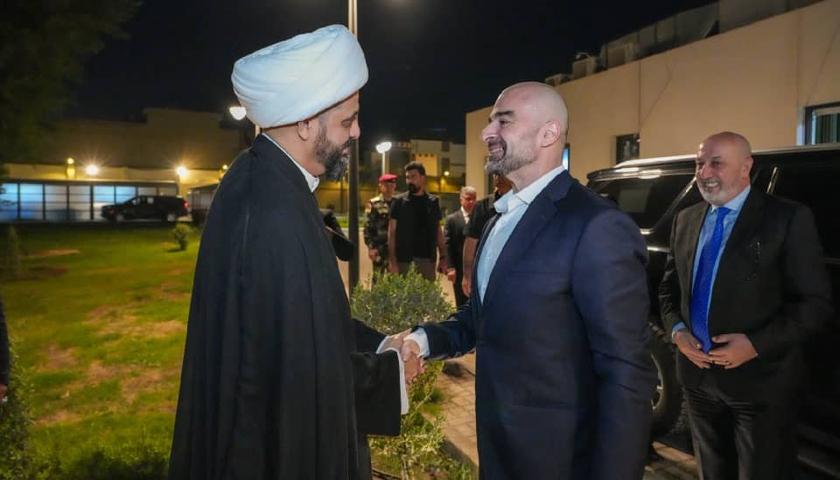 تاکید بافل طالبانی و قیس خزعلی بر لزوم برگزاری انتخاباتی شفاف و عادلانه