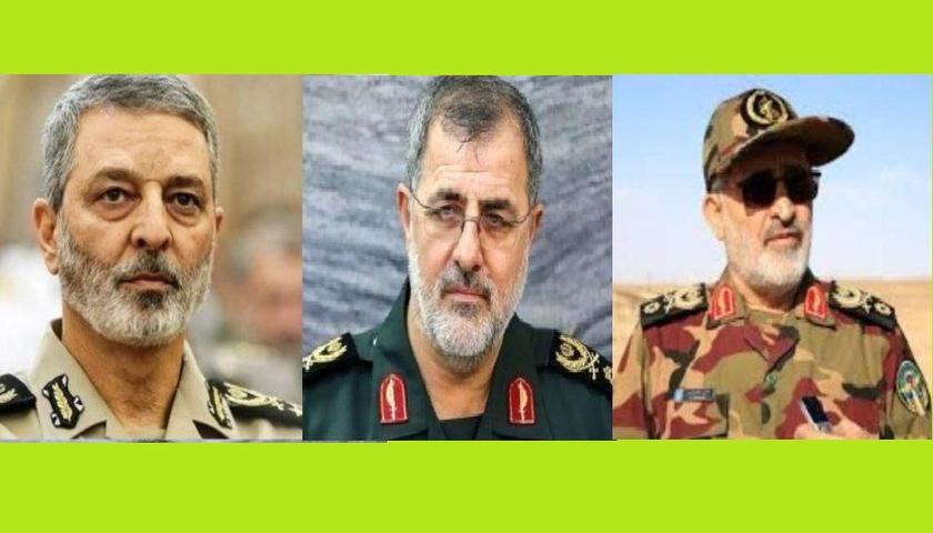 فرماندهان جدید ستاد کل نیروهای مسلح ایران، سپاه و قرارگاه خاتم الانبیاء تعیین شدند