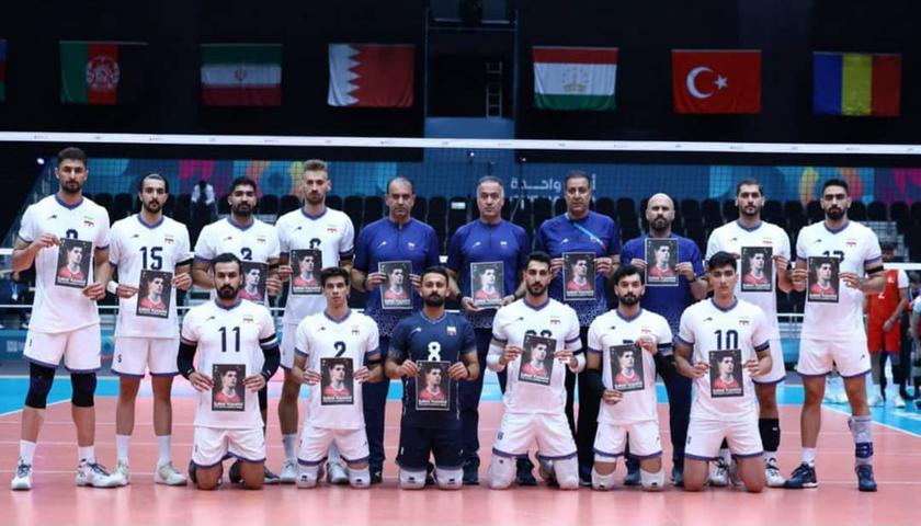 هەڵبژاردەی بالەی پیاوانی ئێران لە یەکەم یاریدا سەرکەفتن بەرامبەر بەحرەین تۆمار دەکات