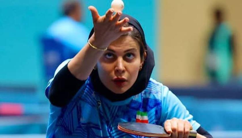 میدالیای برۆنزی هەڵبژاردەی نیشتمانی تنیسی خانمانی ئێران لە ڕیاز