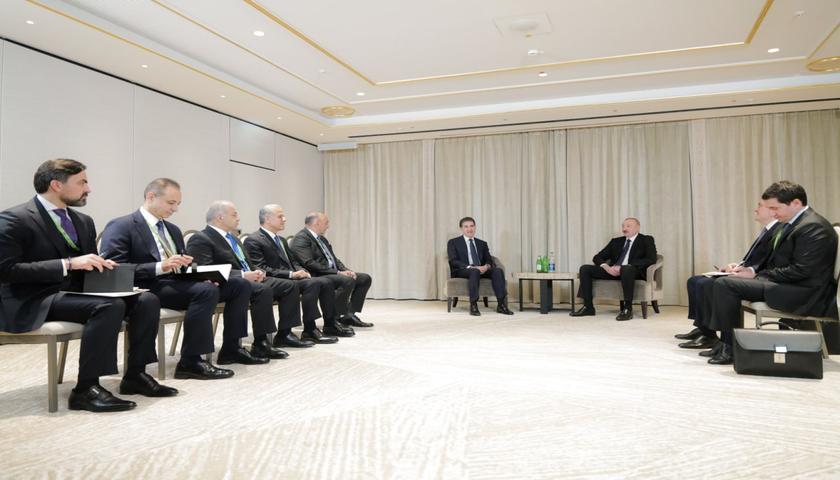 دیدار بارزانی با نخست‌وزیر لبنان، رئیس‌جمهور آذربایجان، مشاور امنیت ملی انگلستان و وزیر دفاع ایتالیا