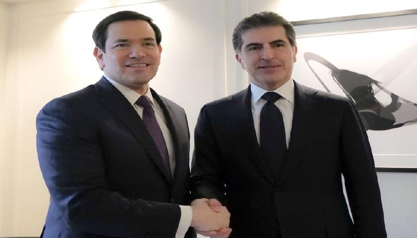 دیدار نیچیروان بارزانی با مارکو روبیو 