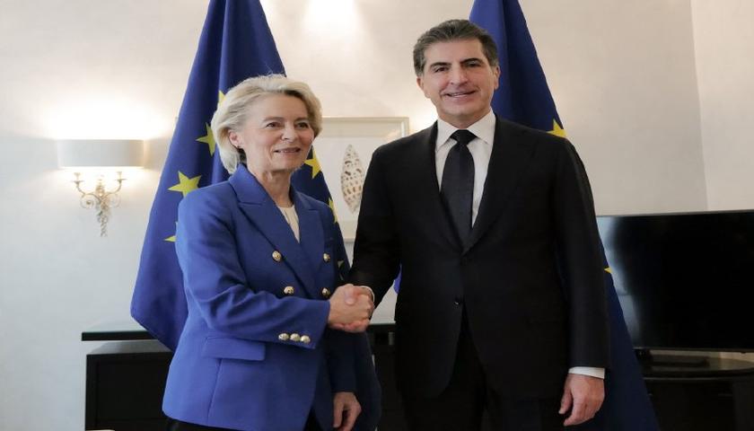 مهمترین محورهای دیدار رئیس اقلیم کُردستان و رئیس کمیسیون اتحادیه اروپا 