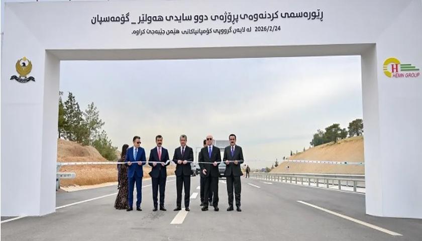 افتتاح یک بزرگراه در اربیل 