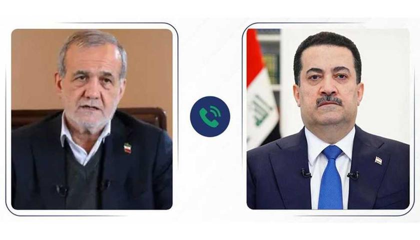 السودانی خطاب به پزشکیان: اجازه نخواهیم داد هیچ طرف یا فردی از خاک عراق برای حمله به ایران استفاده کند