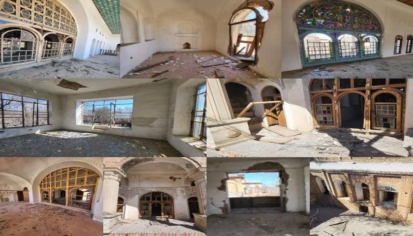 آسیب جدی به کاخ‌موزه خسروآباد سنندج در پی حملات هوایی