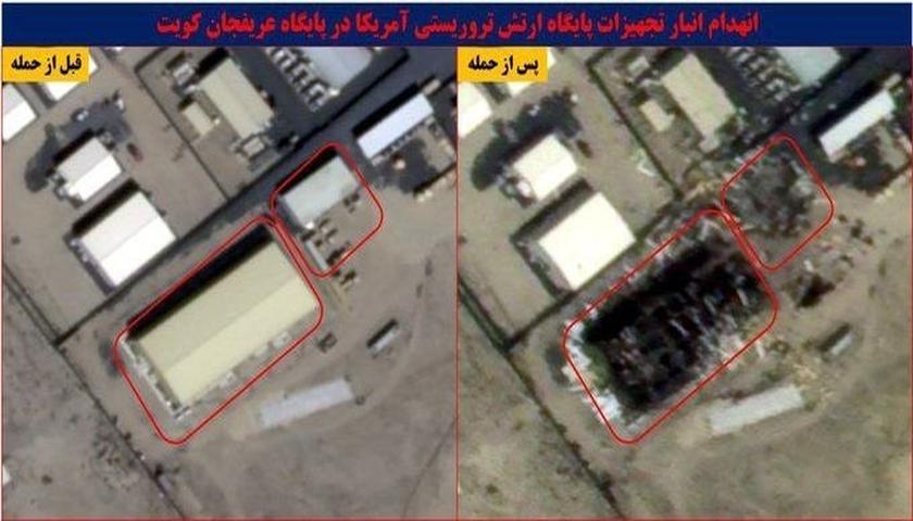 بەوێنە... مووشەکەکانی ئێران بە وردی شوێنی مانەوەی ئەفسەرانی ئەمریکی لە سعودیە و کوێت دەپێکن 