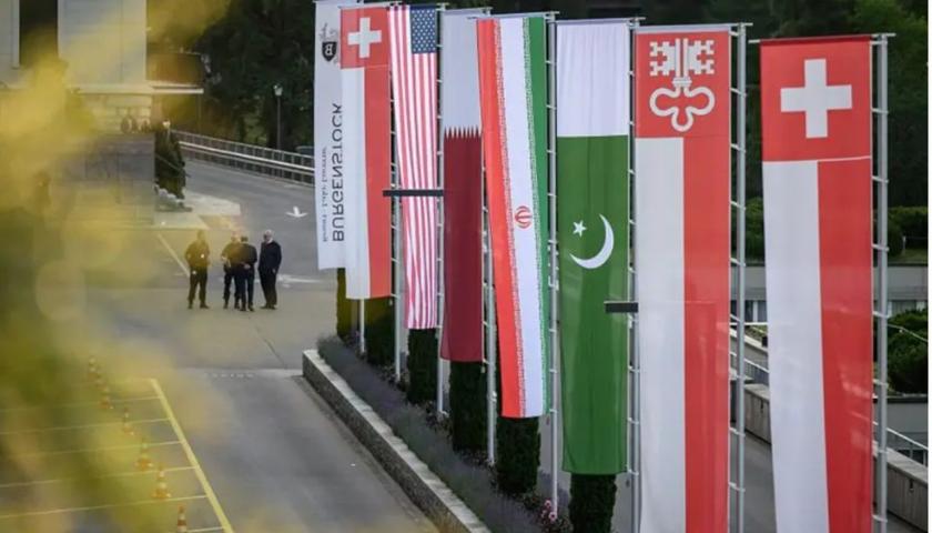 بەڕێوەچوونی کۆبوونەوەی چوارقۆڵی ئێران، ئەمریکا، قەتەر و پاکستان لە سویسرا 