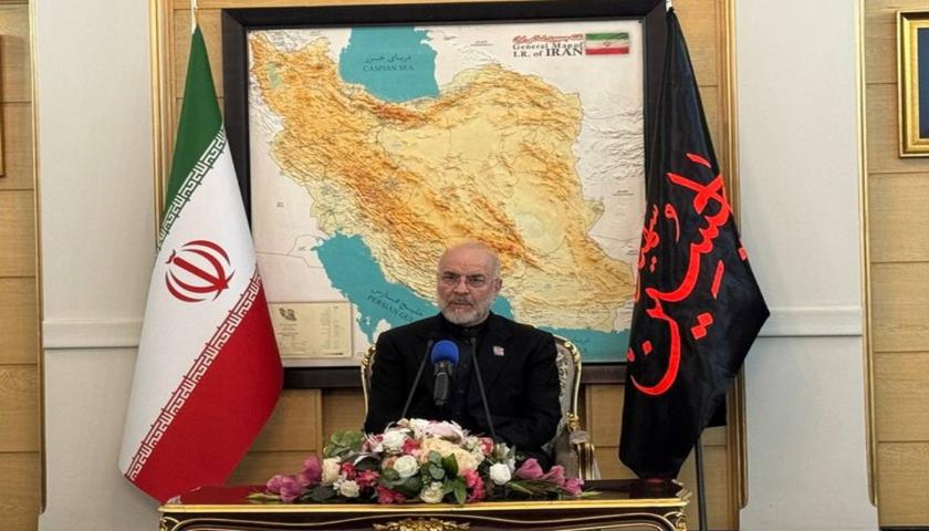 قالیباف چووە باکۆ