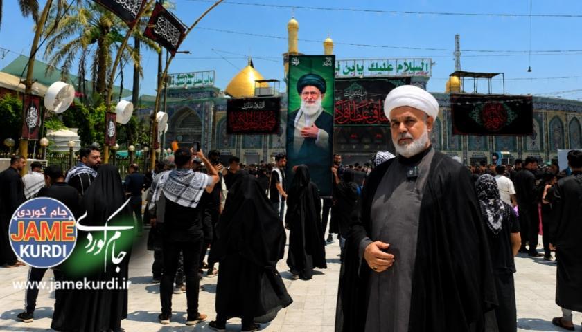 شیخ حسین خوشناو: تشییع پیکر مطهر رهبر شهید، ضربەای بزرگ بە دشمنان و گواهی بر برادری ملت‌های منطقه بود