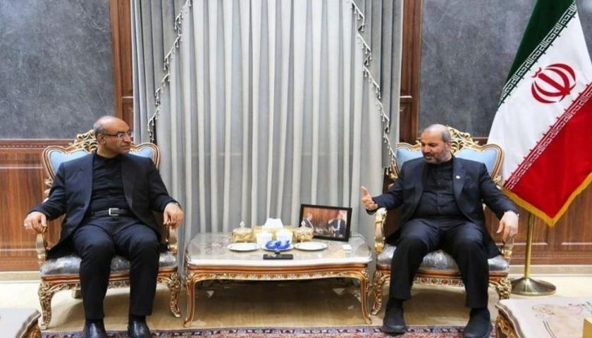 باڵیۆزی ئێران لە عێراق بەڵێنی بەدواداچوون بۆ داواکارییەکانی سنوور و هێڵی ئاسنی کرماشان دەدات