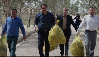 ابتکار فرماندار قصرشیرین؛ مسئولان پای کار جمع‌آوری زباله‌های مسیر اربعین