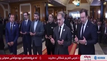 حضور سرکنسول جمهوری اسلامی ایران در اربیل در مراسم تشیع کریم سنجاری