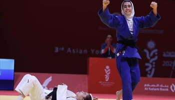 کچە جۆدۆکارێکی ئێرانی مەدالیای زێڕی ئاسیا دەباتەوە