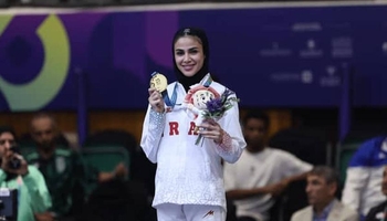 کچە کاراتێکاری ئێرانی لە ڕیاز مەدالیای زێڕی بەدەستهێنا