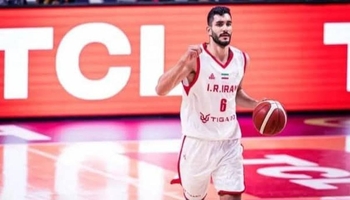 یاریزانی نیشتمانی تۆپی باسکەی ئێران، لە یاری بەرامبەر عێراقدا ئامادەنابێت