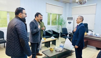 بەهێزکردنی هاوکاری میدیایی؛ بەڕێوەبەری جام کوردی لەگەڵ لێپرسراوی بۆردی راگەیاندنی یه‌كێتیی نیشتمانیی كوردستان کۆبوەوە