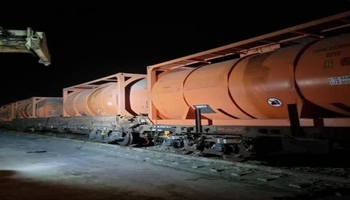 کرماشان لەسەر ڕێگای گۆڕان بە ناوەندێکی ترانزێتی ناوچەیی؛ یەکەم باری شەمەندەفەر لە عێراقەوە بۆ ئەفغانستان بە وێستگەی بارهەڵگری کرماشان تێپەڕی