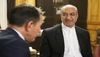 استاندار کرمانشاه در گفتگو با سرکنسول عراق: تسهیل فعالیت مرزها، تجارت با عراق را رونق می‌دهد 