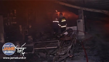 بەرگری شارستانی هەولێر: لە 15 خولەکدا ئاگرێک لە گەڕەکی نەورۆز کۆنتڕۆڵ دەکەن